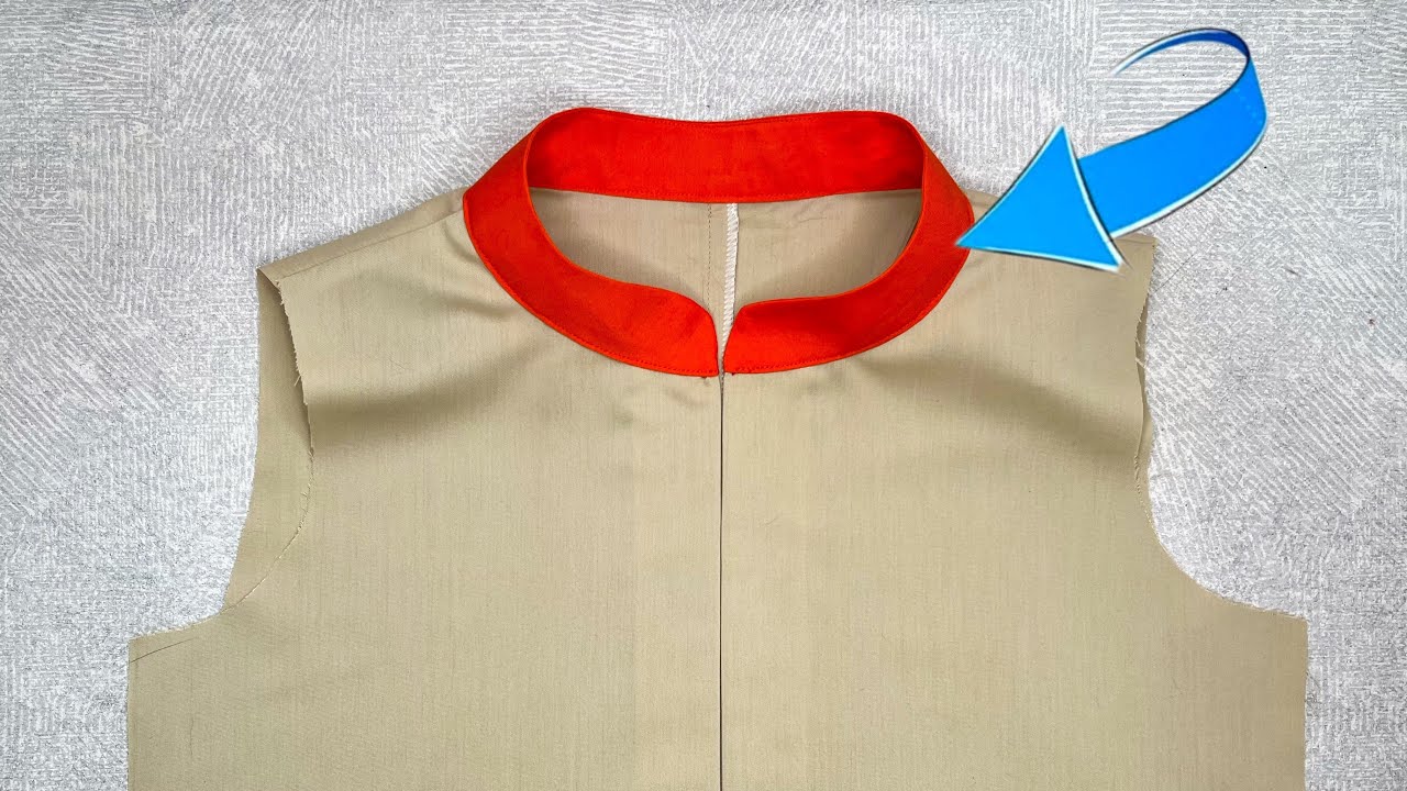 How to Sew a Mandarin Collar | Easy Step-by-Step Sewing Tutorial