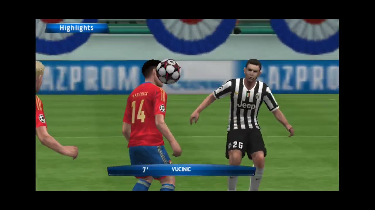 Lanjut main Champions pes 14 psp di android 