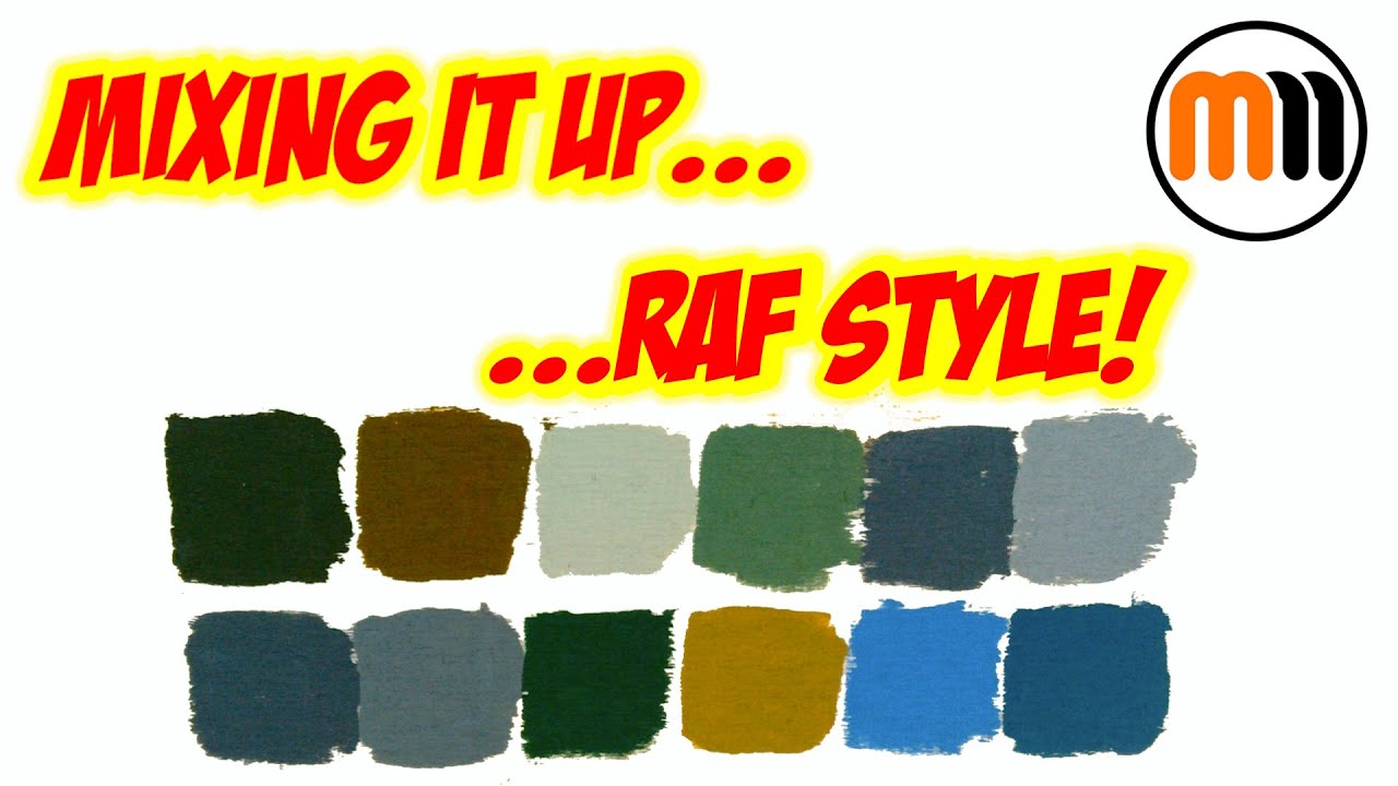 Mixing WWII RAF British Standard Colours using ICM Paints