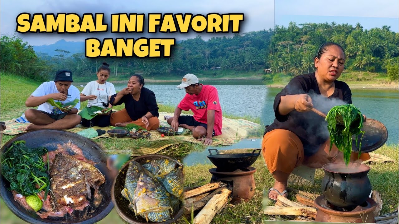 MASAK DAUN JLEGOR DAN IKAN MUJAER || SAMPAI NAMBAH NASI