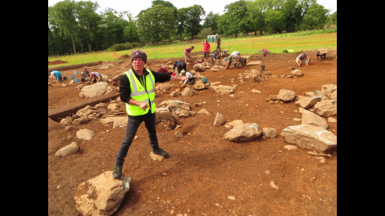Archaeologist (and music legend) Rhys Mwyn takes us round the dig at Bryn Celli Ddu