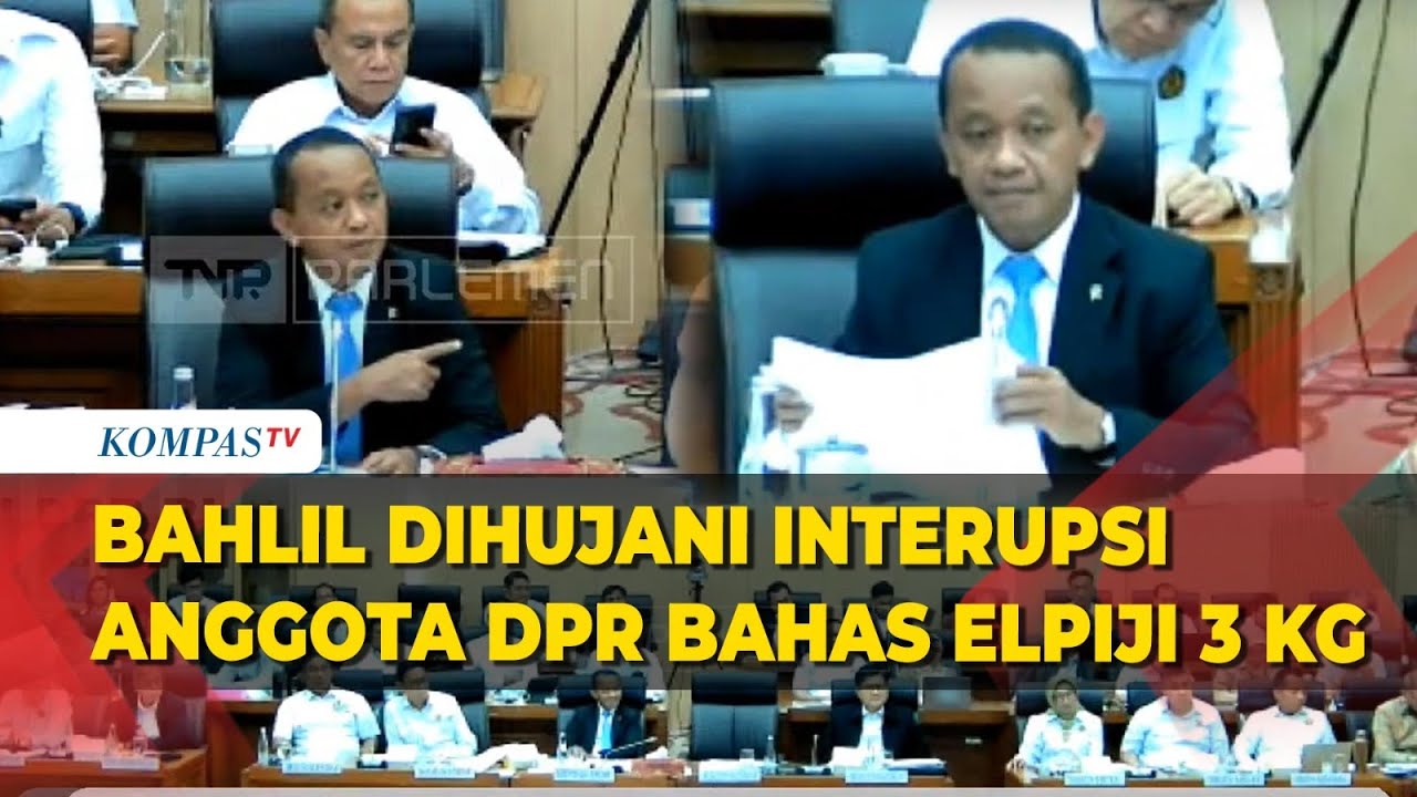 Momen Menteri ESDM Bahlil Dihujani Interupsi Anggota DPR Bahas Elpiji 3 Kg