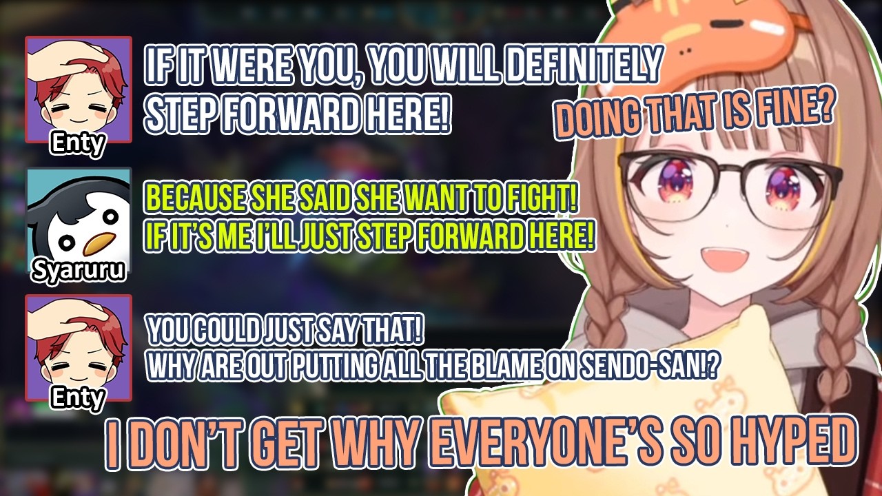 Sendo Yuuhi Gets Confused Watching Coaches Argue【Sendo Yuuhi/VSPO】