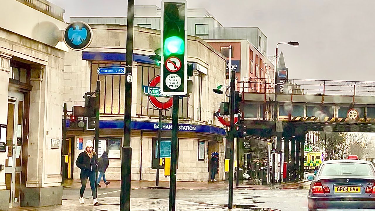 London 4K Drive 🇬🇧 Brixton/ Clapham and Streatham 14/01/21