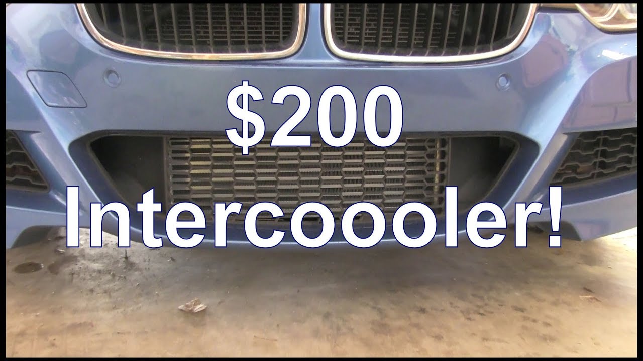 Let's install a cheap $200 intercooler on my F30 BMW 328i N20
