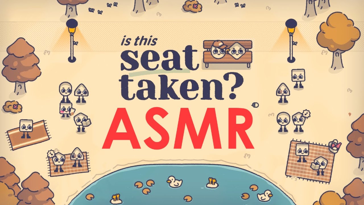 Relaxing Reasoning Riddles ~ Is This Seat Taken? ASMR (close up ear-to-ear male whispers)