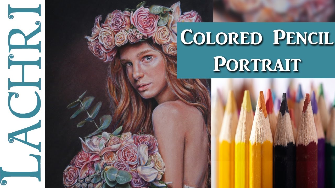 Colored Pencil Portrait tips and blending techniques w/ Lachri