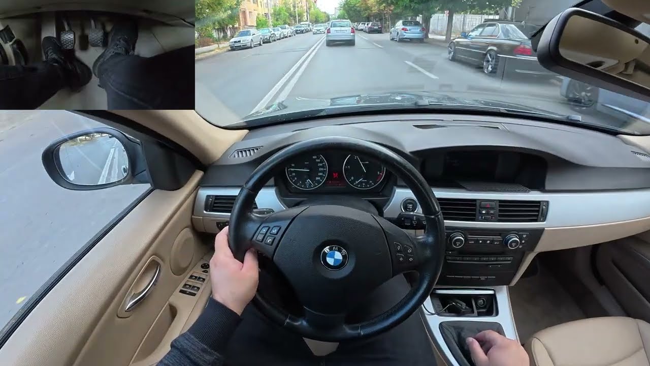 BMW E90 POV Drive | Dual Cam Setup (Forehead + Pedal View)