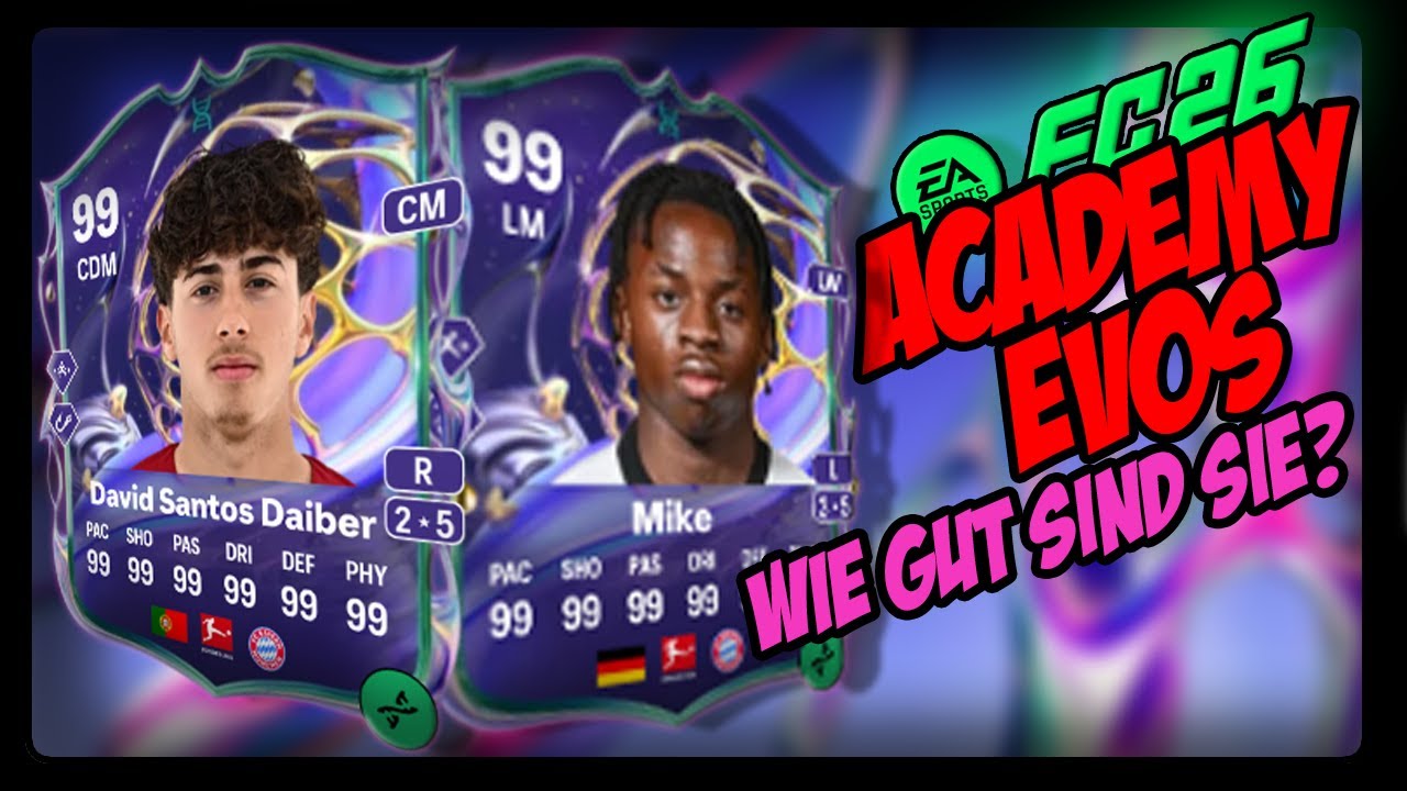 SO GUT sind die ACADEMY EVOS in meinem Team! Wisdom Mike & Daiber Santos ➽ FC 26 Ultimate Team