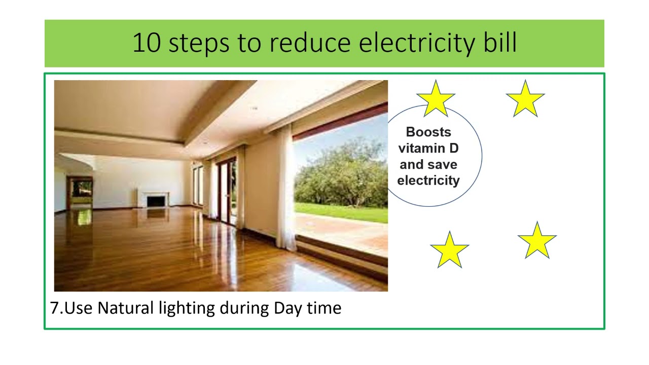 Basic tips  to reduce electricity bills