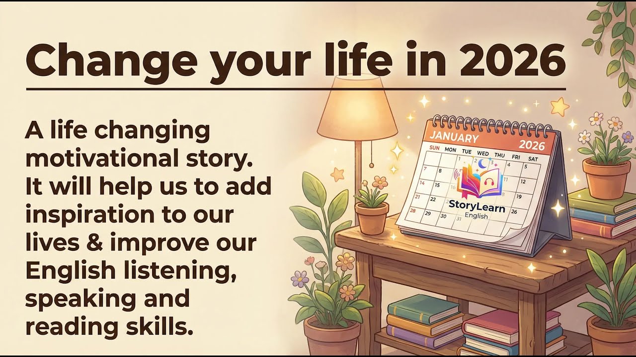 Change Your Life in 2026 | A New Year English Motivational Story | | English Listening practice |