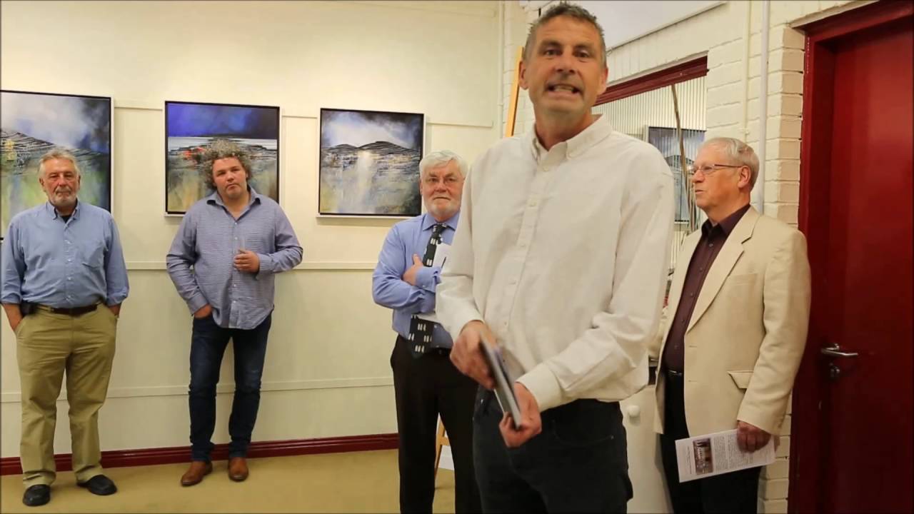 The Kenny Gallery - Triptych, paintings by Gemmell, McKee & Walsh
