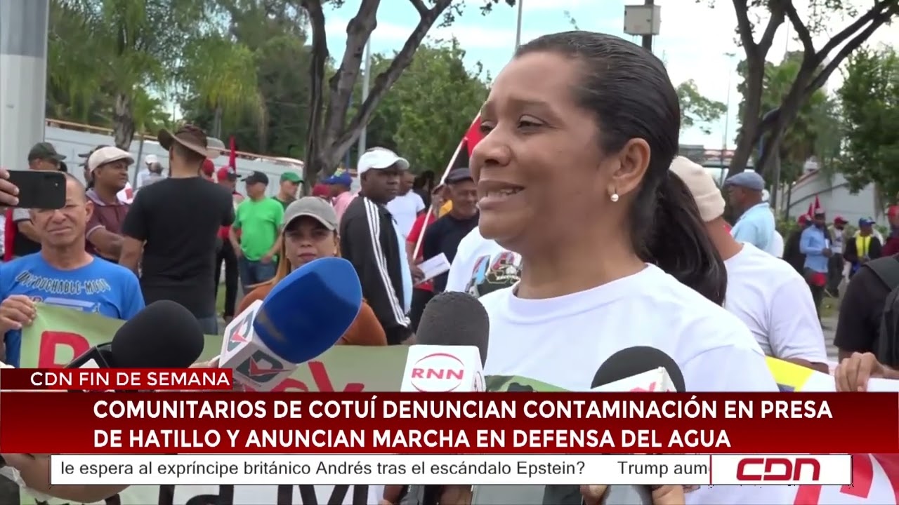 Comunitarios de Cotuí denuncian contaminación en presa de Hatillo