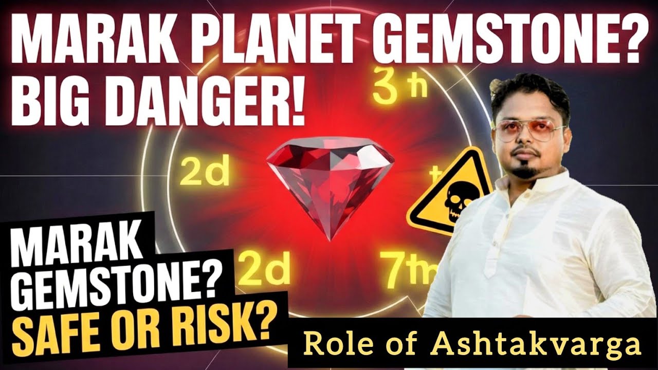 Can we wear Gemstone of Marak Planet | Biggest role of Ashtakvarga in selecting Gemstone | Astrology