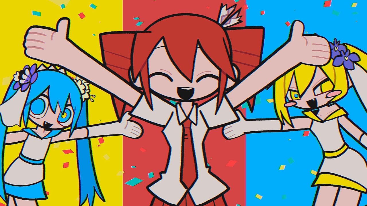 バゥムクゥヘン・エンドロゥル - 初音ミクVS重音テトVS亞北ネル(Baumkuchen End Credits ｰ Miku vs Teto vs Neru)