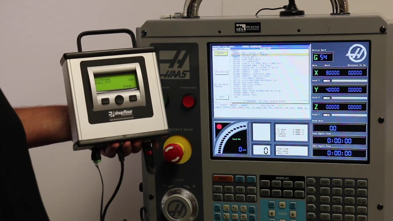 How to Receive Program from CNC - RS232 USB