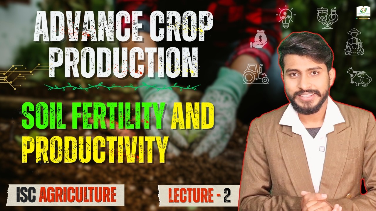Soil Fertility and Productivity 🌱 Advance Crop Production Lecture-2 | Agrifair Classes