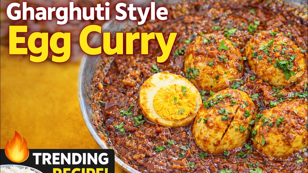 Simple Gharghuti Egg Curry | Easy Home Style Anda Curry Recipe 😋😋😋