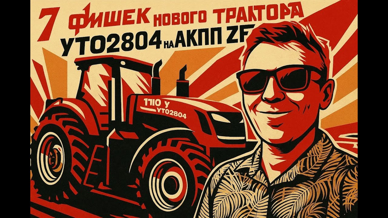 7 фишек нового ТРАКТОРА YTO 2804 с коробкой ПауэрШифт