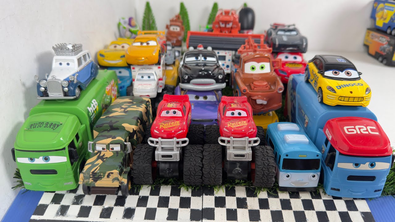 Disney Pixar Cars Unboxing Review | Full Lightning McQueen, Tow Mater, Doc Hudson, Sally, Mack