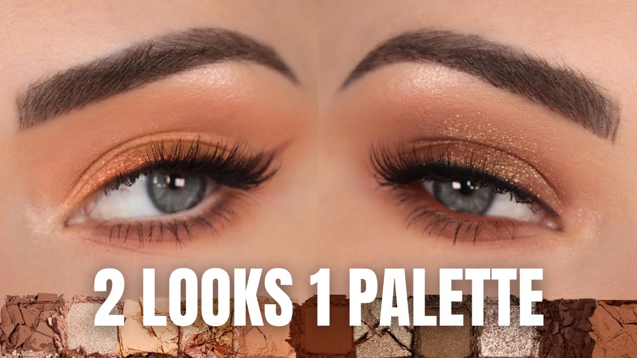 Natasha Denona I Need a Warm Eyeshadow Tutorial | 2 Looks 1 Palette