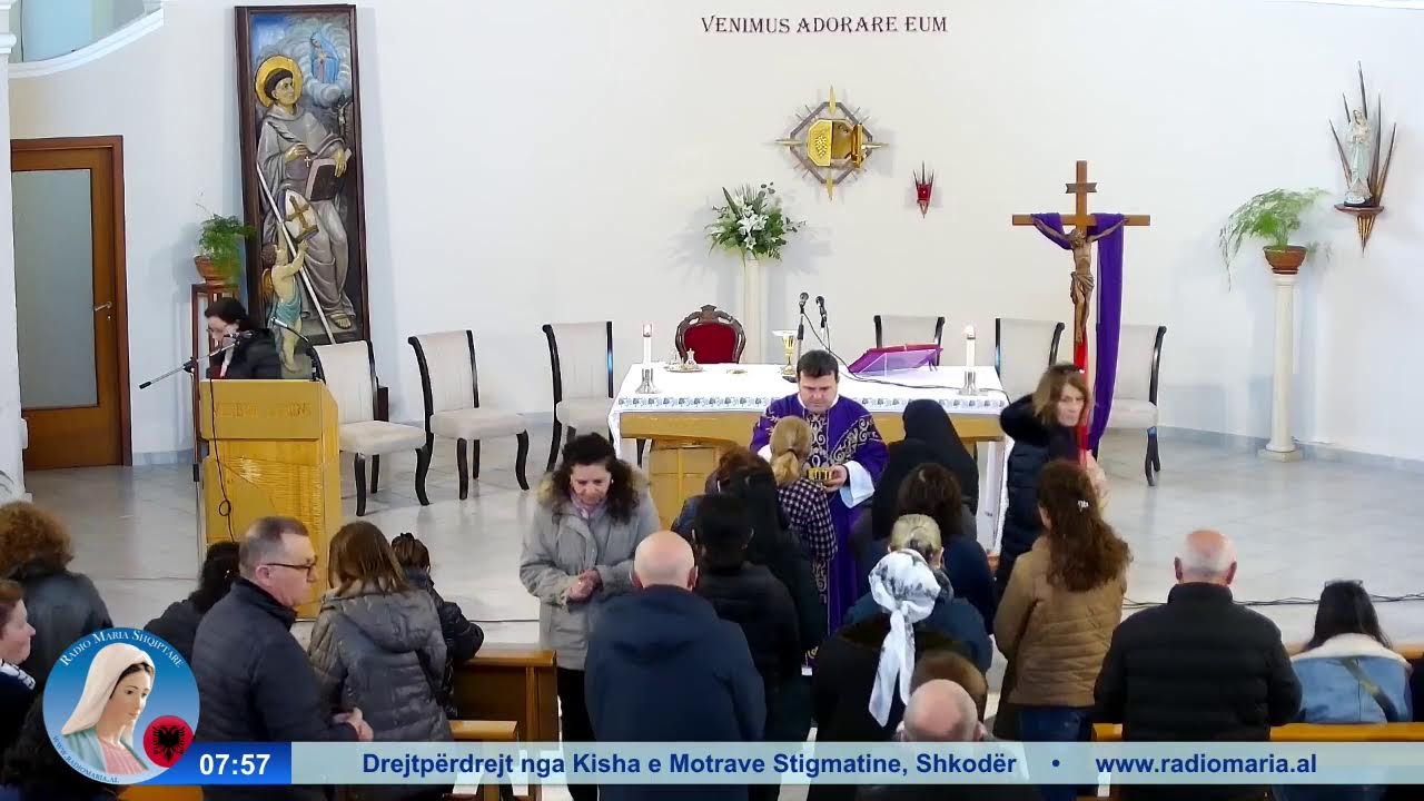 Mesha e shenjtë nga Kisha e Motrave Stigmatine Shkodër