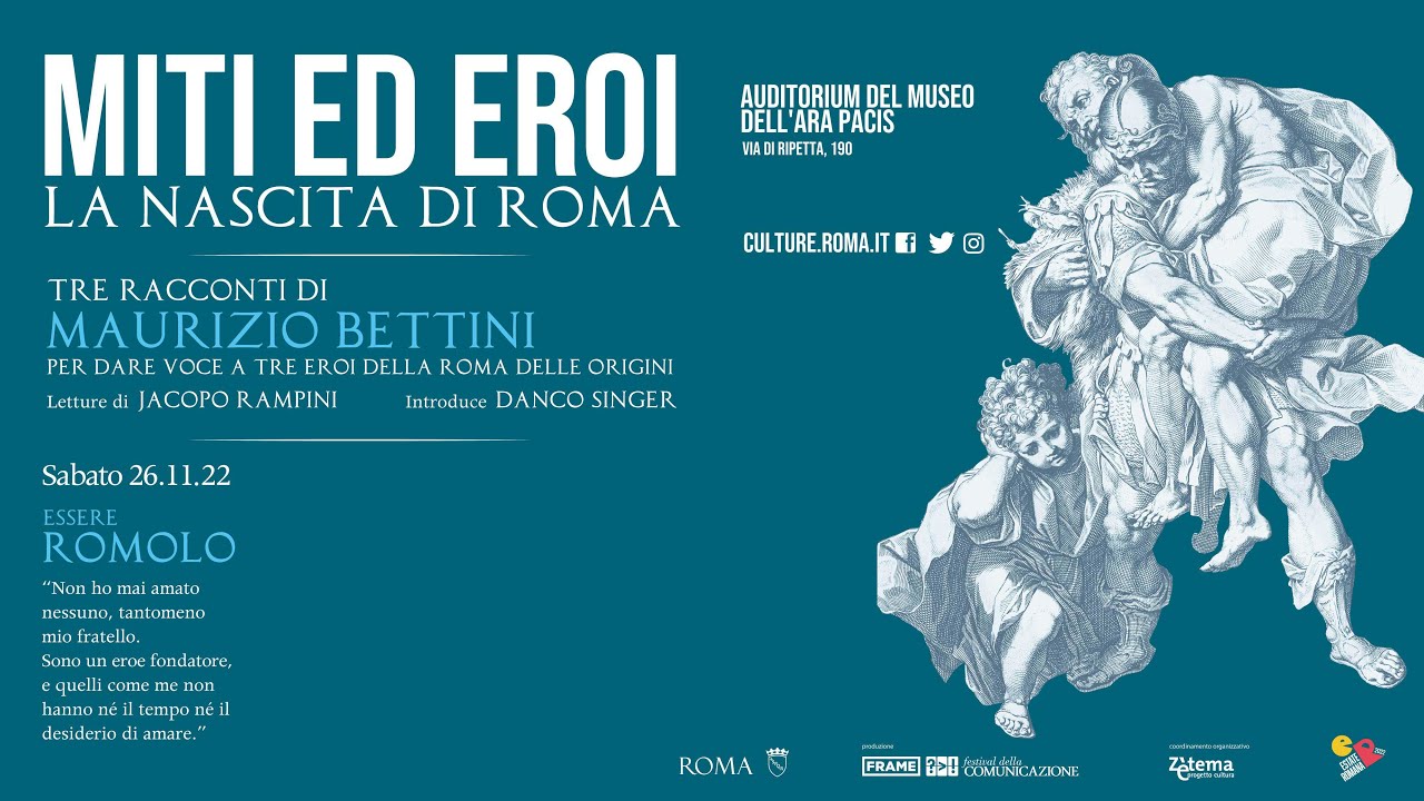 Maurizio BETTINI con letture di Jacopo RAMPINI | Essere Romolo