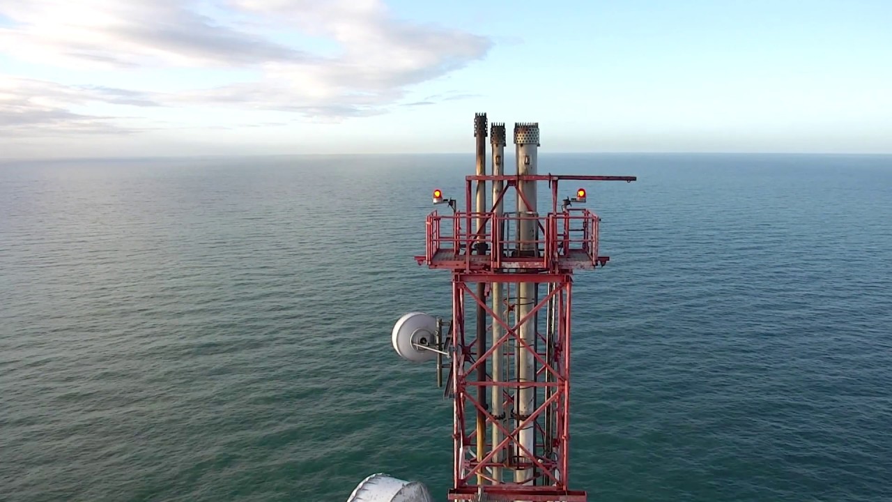Drone Based Offshore Flare Stack Inspection Carried Out By Terra Drone Europe
