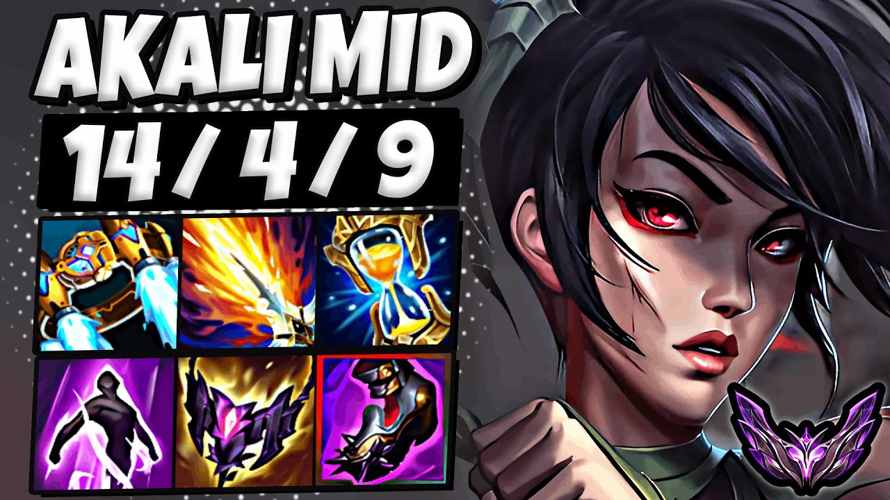 Akali vs Zed [ MID ] Lol Korea Master Patch 25.9 ✅