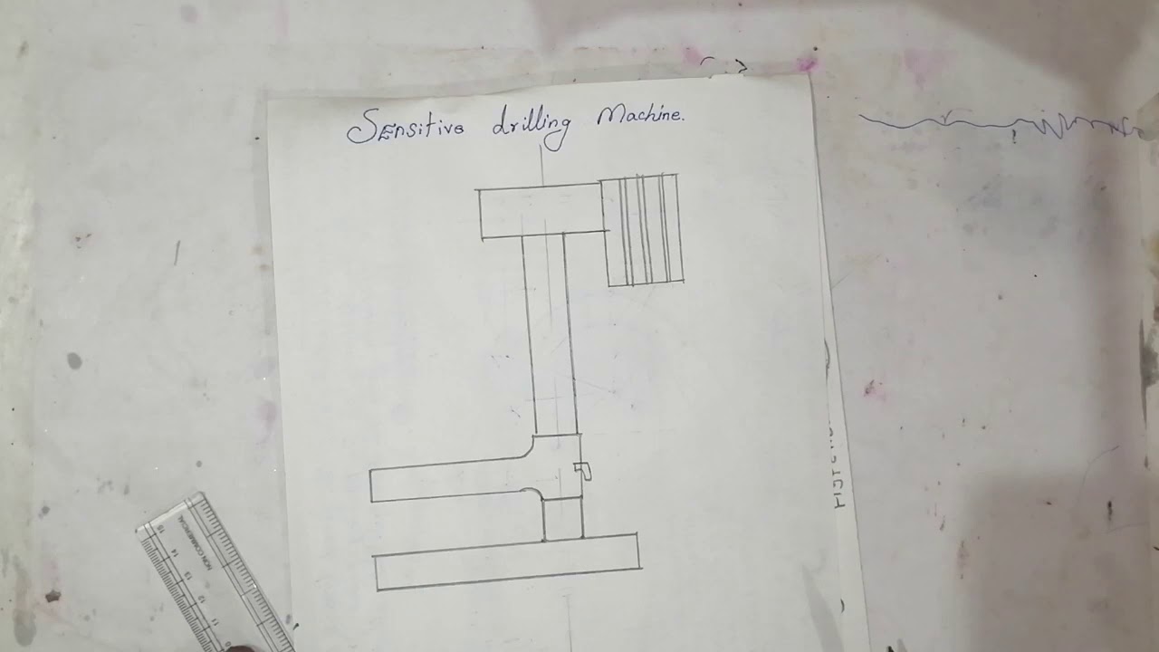 How to draw sensitive drilling machines