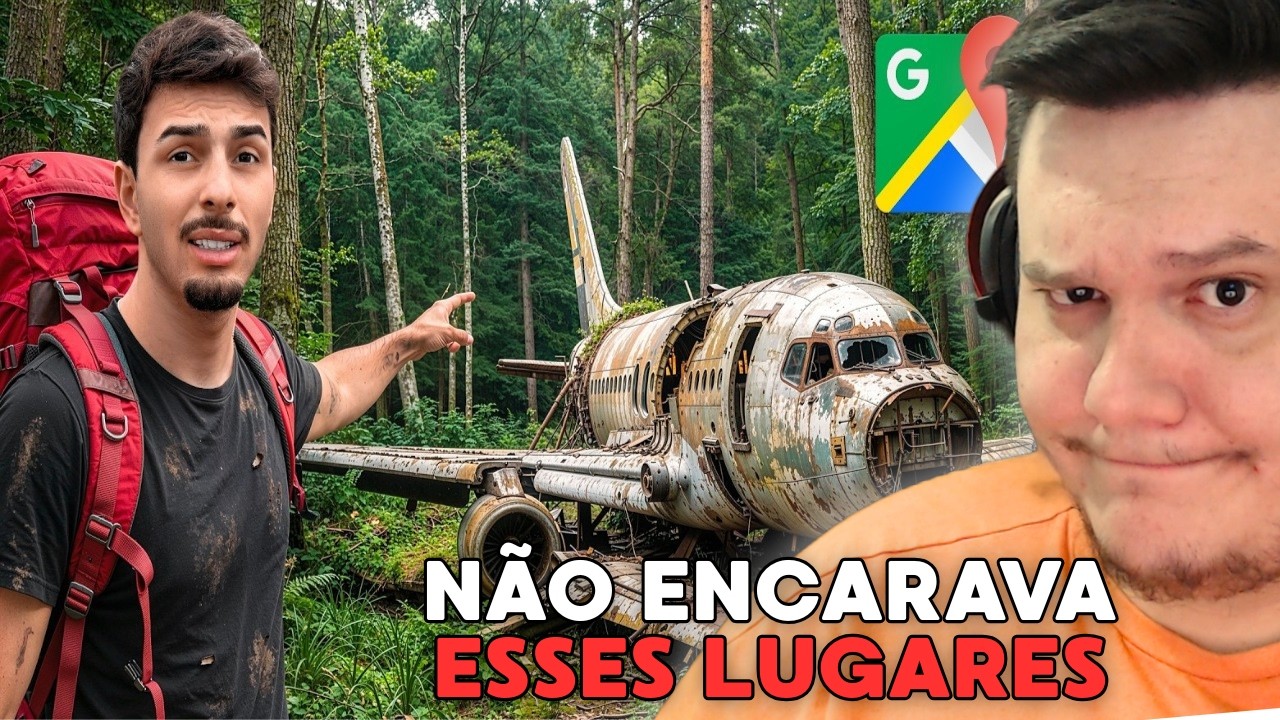 Explorei Lugares Secretos do Google Maps - REAGINDO  NEAGLE