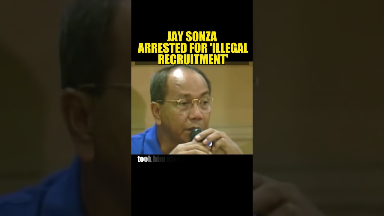 JAY SONZA ARRESTED FOR 'ILLEGAL RECRUITMENT' #jaysonza #arrested #nbi