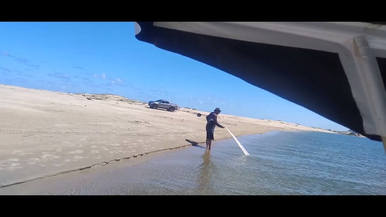 ENQUANTO O SAU FOI PRA BOCA DA BARRA,EU FIZ UNS ARREMESSOS POR AQUI.EP2502
