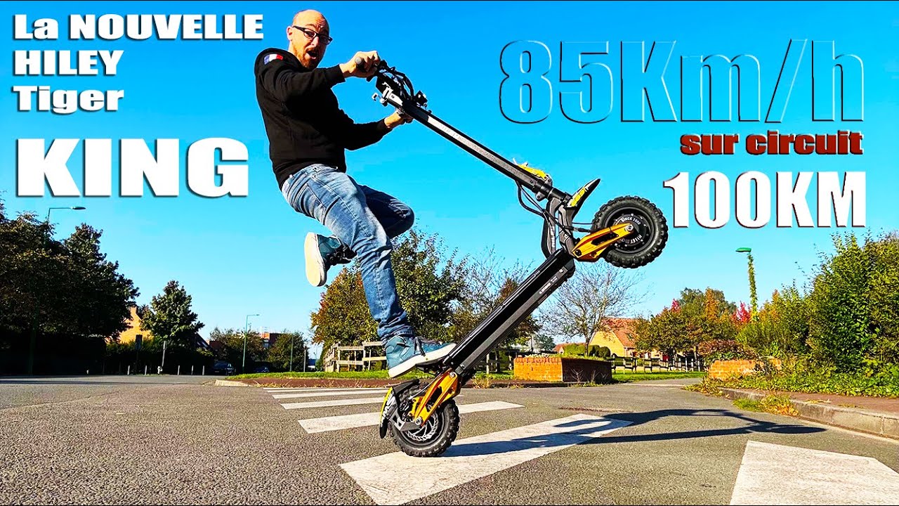 La meilleur trottinette électrique puissante la Hiley Tiger King est déja sur la chaine !
