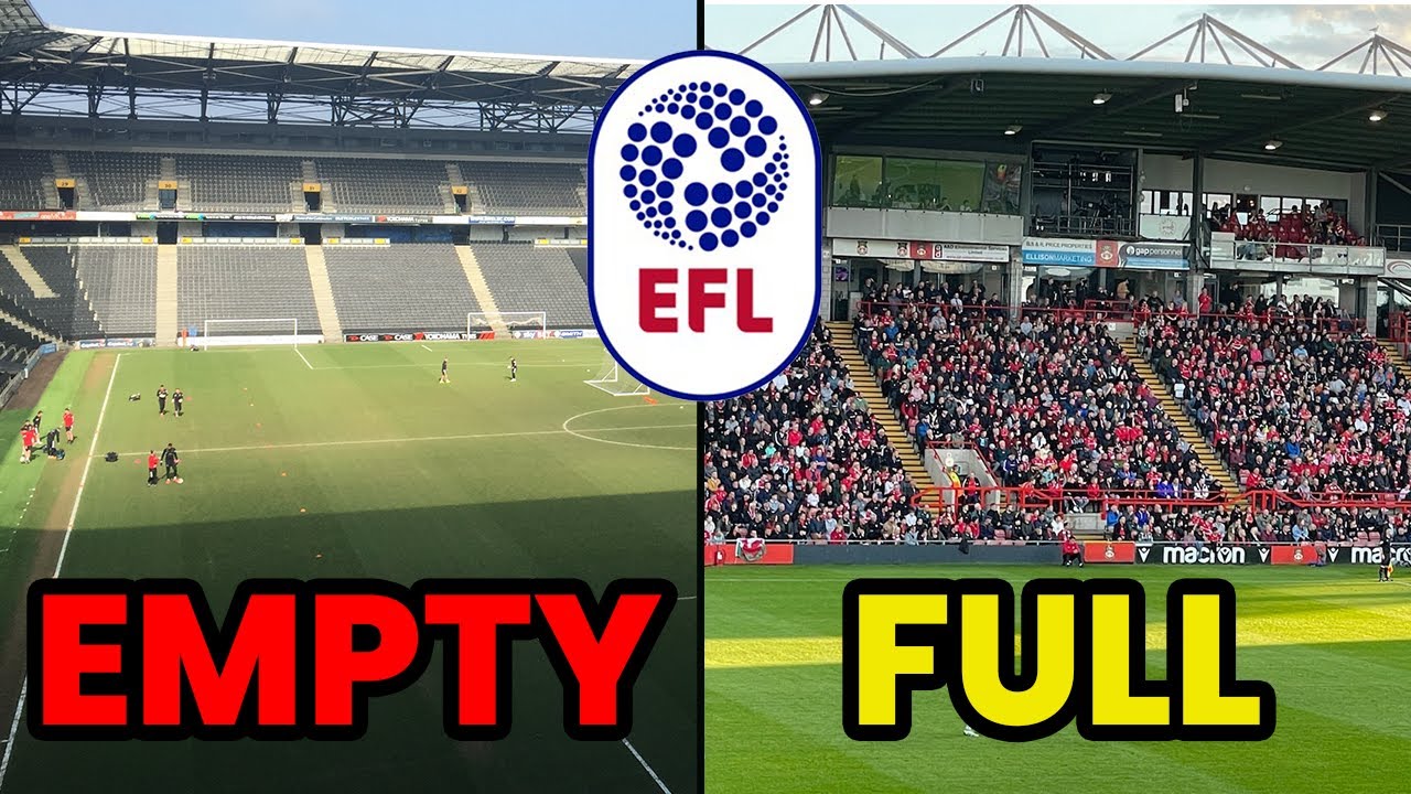 Ranking All 72 EFL Stadiums By How Full They've Been This Season!