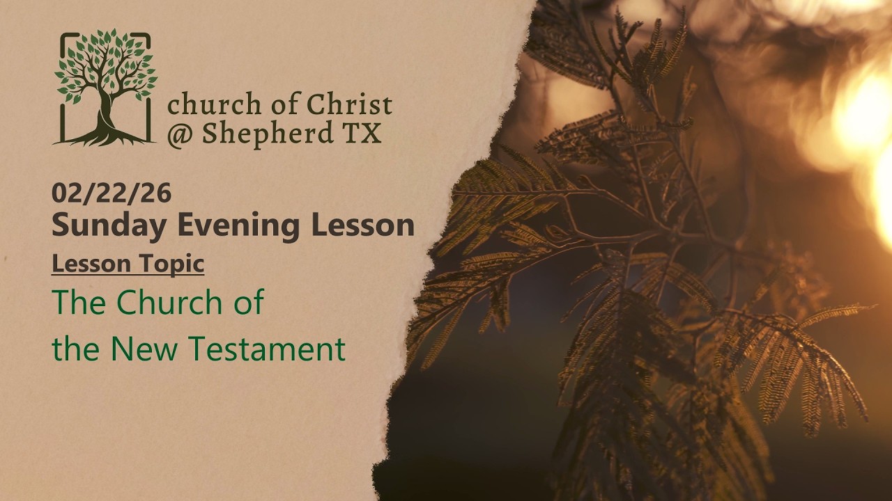 The Church of the New Testament | Feb 22, 2026