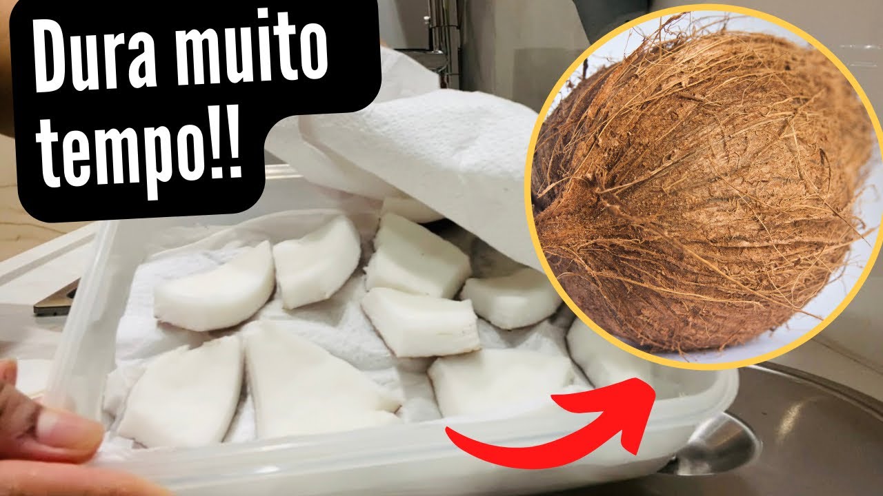 Como CONSERVAR O coco seco POR MAIS TEMPO!
