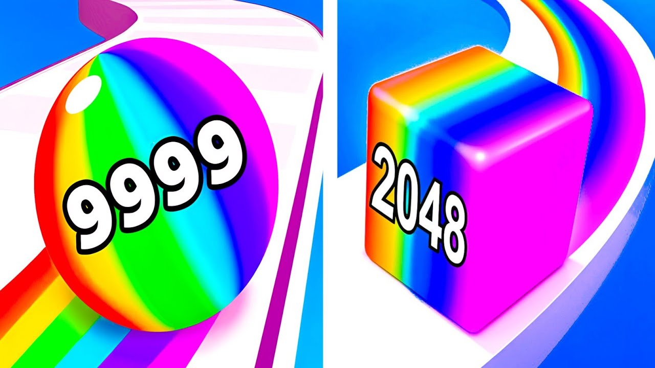 Jelly Run 2048  Vs Number Ball Blend | Max All Level Gameplay