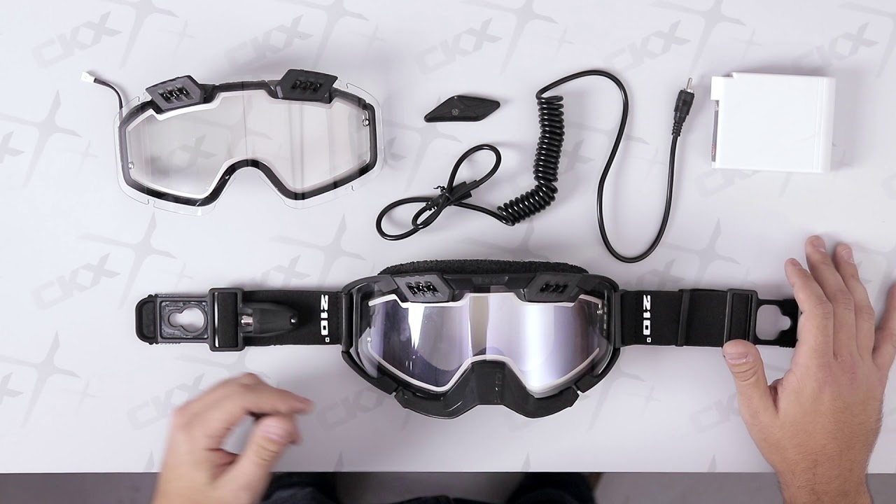 A closer look to the CKX Electric 210&deg; Tactical Goggle.