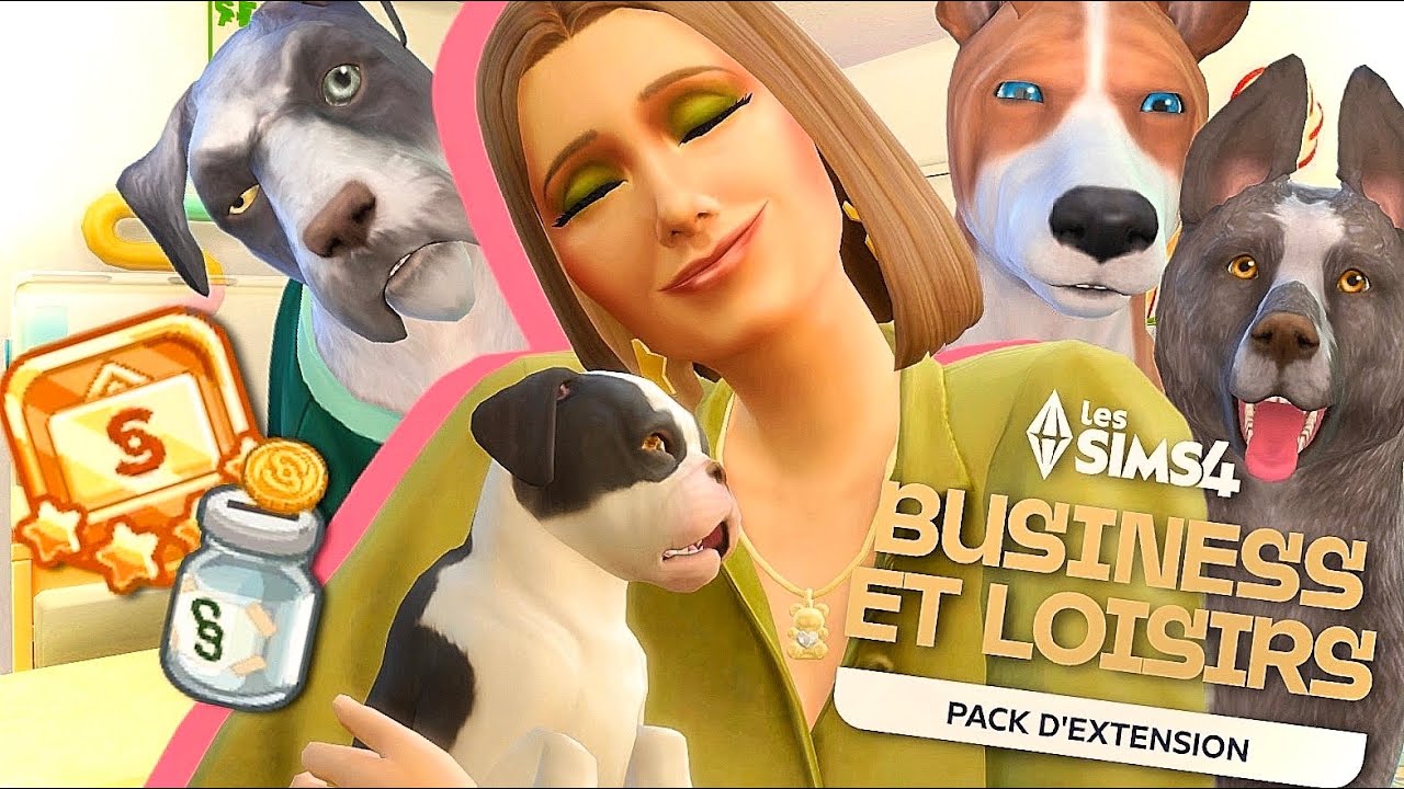 J’ouvre une GARDERIE pour CHIENS 🐕 l Les Sims 4 Business Et Loisirs
