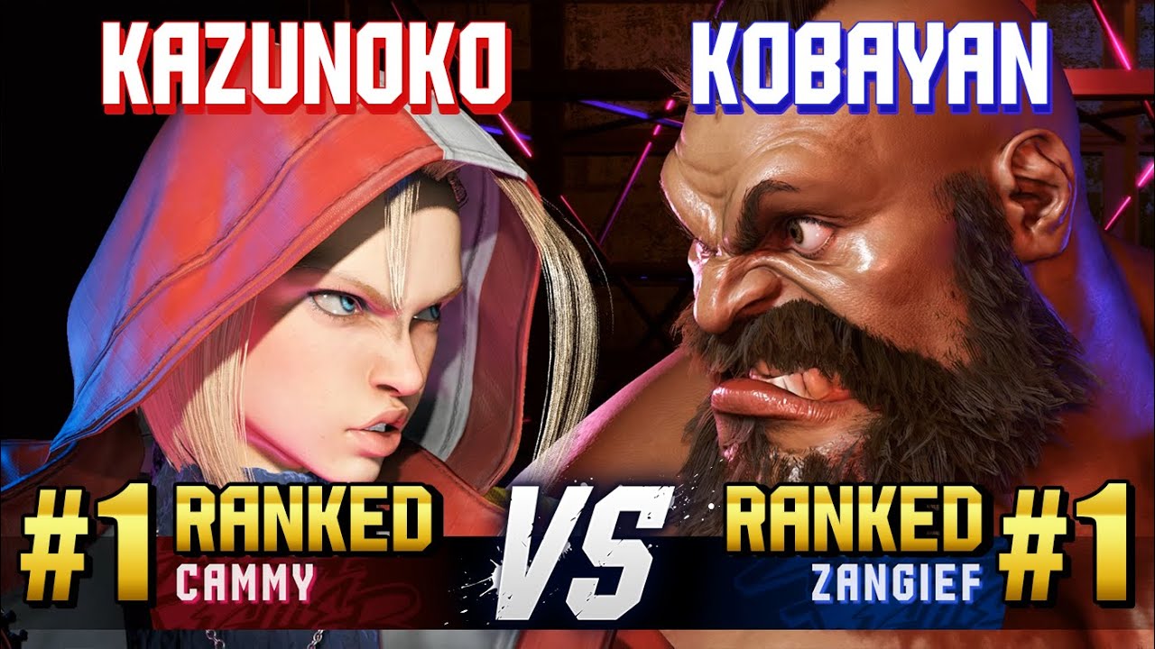 SF6 ▰ KAZUNOKO (#1 Ranked Cammy) vs KOBAYAN (#1 Ranked Zangief) ▰ Ranked Matches