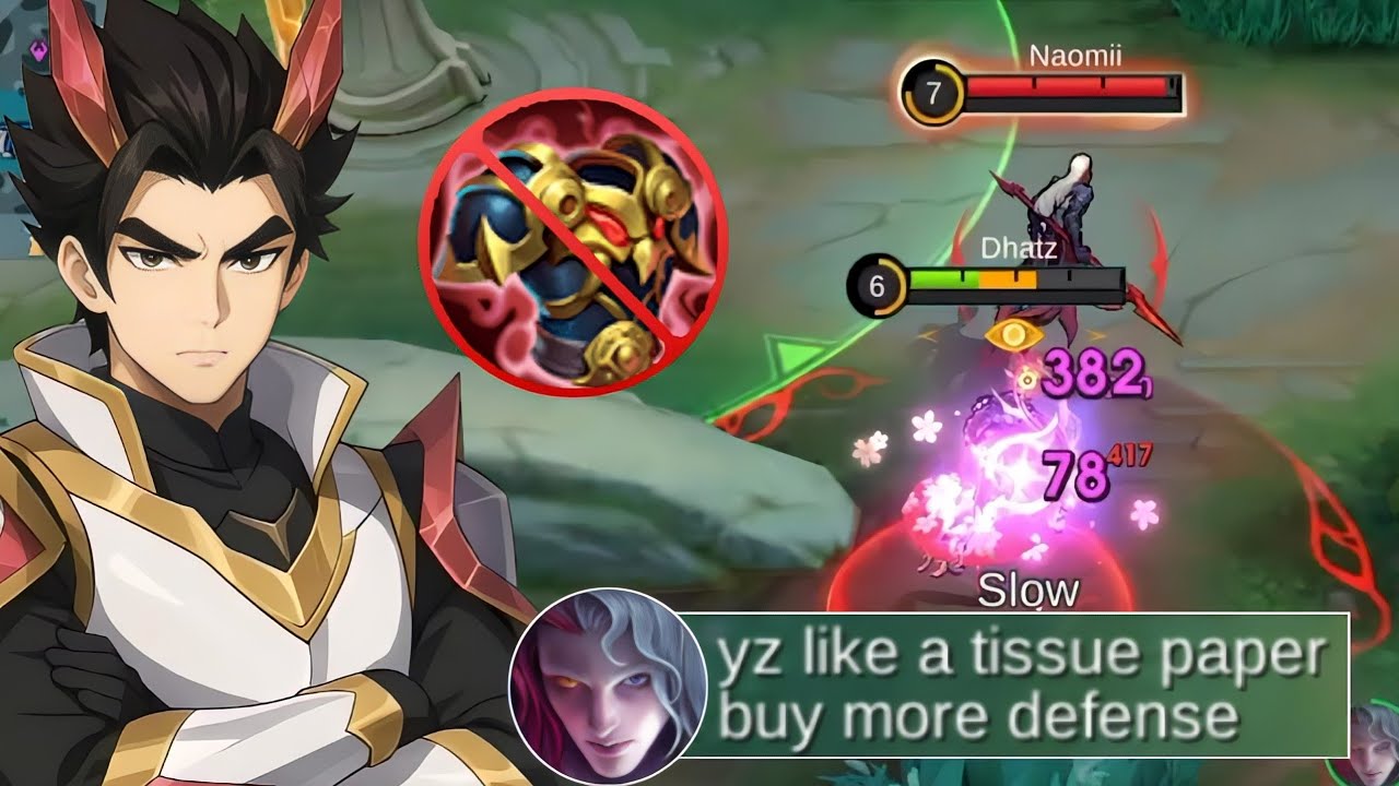 REASON WHY YU ZHONG TANK BUILD CAN SUSTAIN BETTER IN TEAM FIGHTS! - MLBB