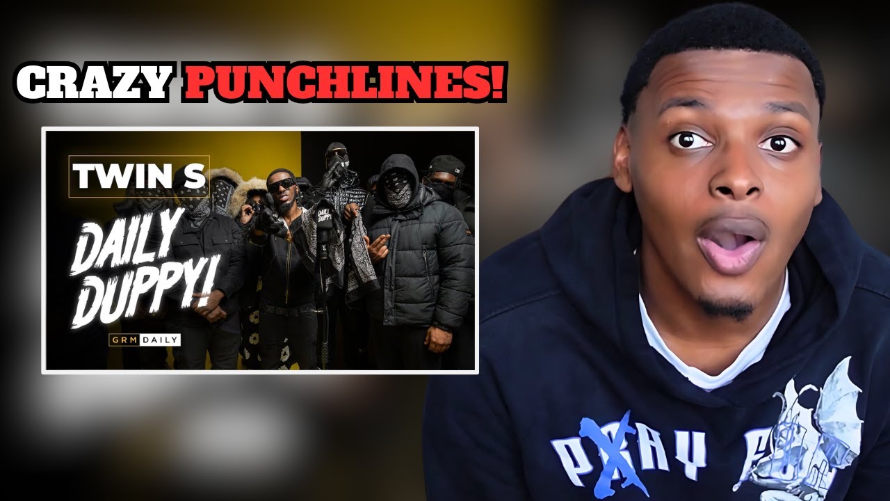 Twin S - Daily Duppy REACTION! CRAZY PUNCHLINES!