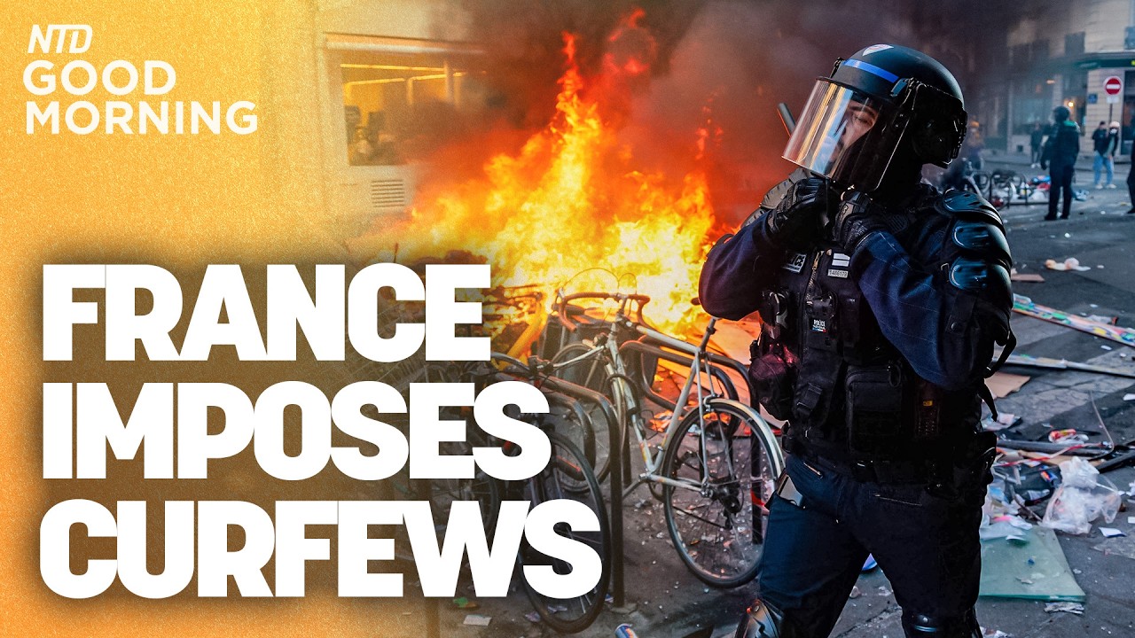 France Imposes Curfews After Riots; $8B Fuel Relief Program for Farmers | NTD Good Morning (Oct. 20)