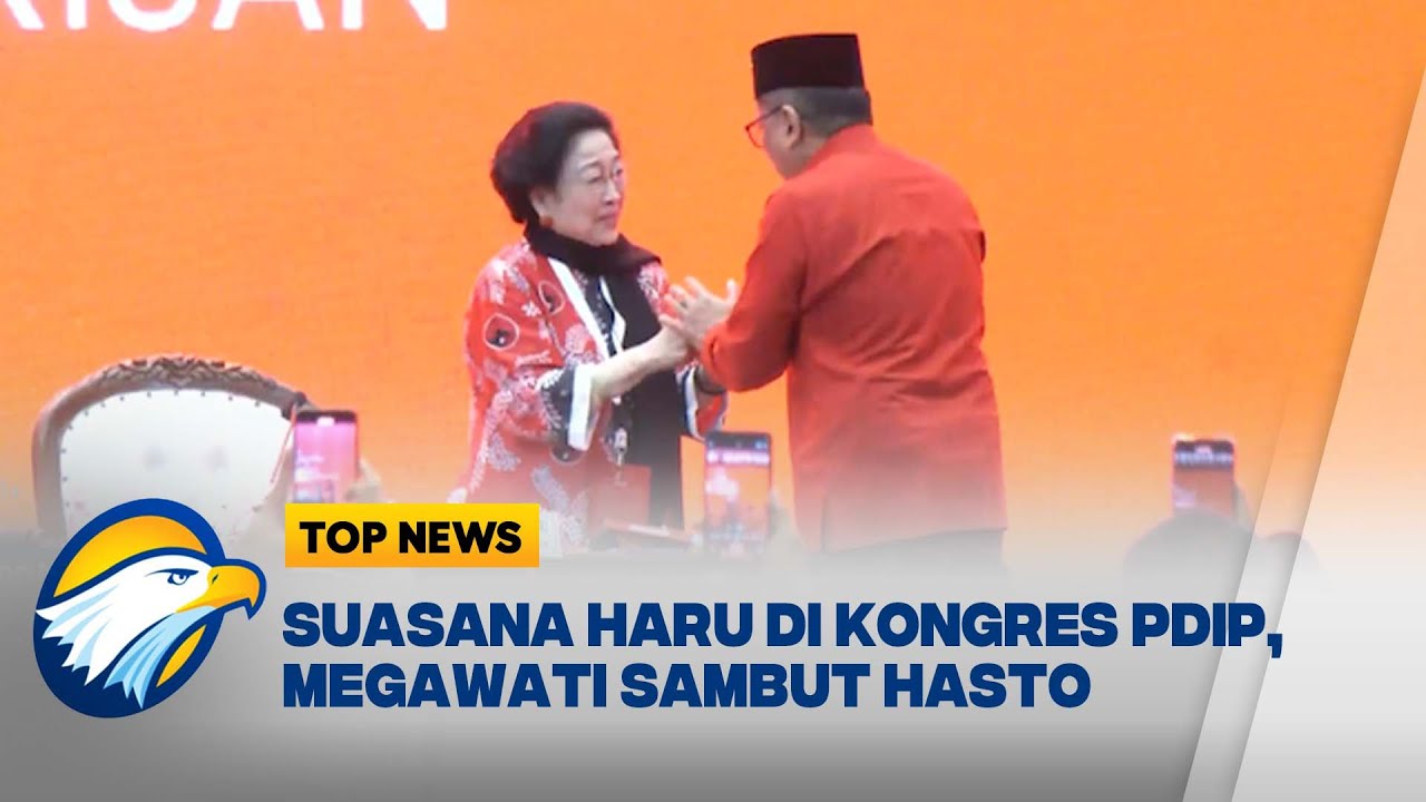 NAJWAŻNIEJSZY TEMAT - 6. Kongres PDIP staje się momentem pełnym emocji dla Megawati i Hasto [Najważniejsze wiadomości]