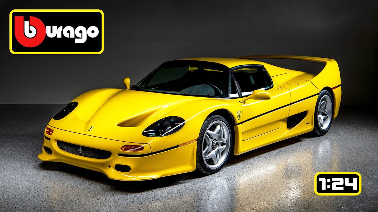 Чистка Bburago Ferrari F50 1:24