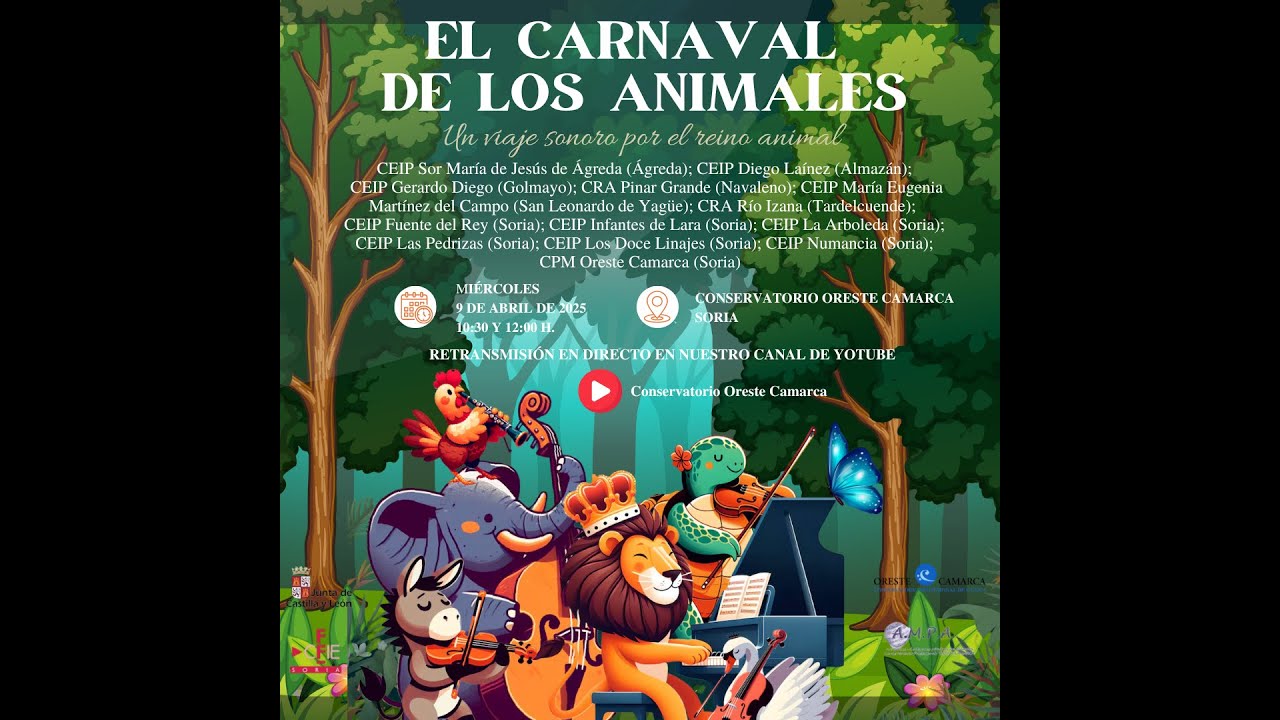 EL CARNAVAL DE LOS ANIMALES Un viaje sonoro por el reino animal