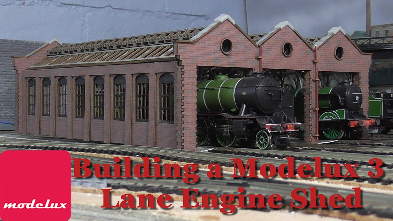 Modelux 3 lane Victorian Engine Shed