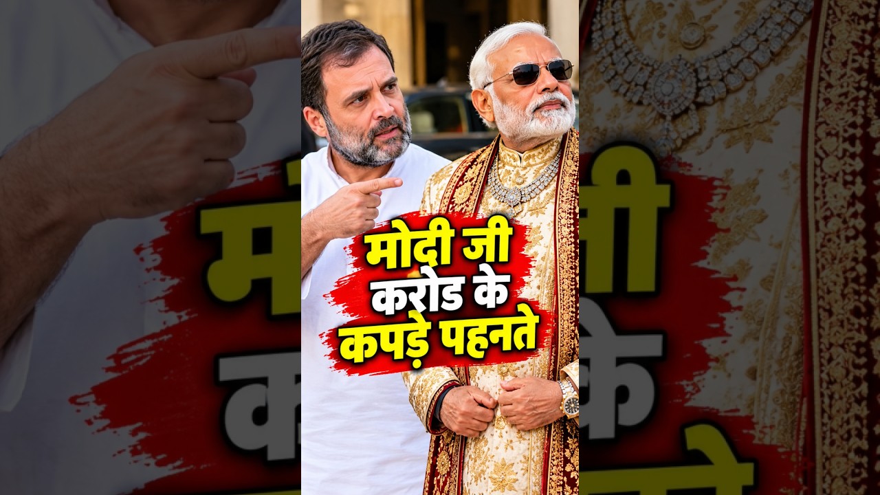 PM Modi Expensive Clothes 🤣 Rahul Gandhi Comedy #shorts #shortsfeed #trending #comedy