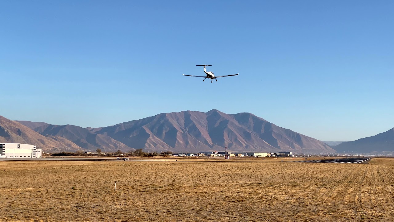 Utah Valley University N113UV Arrival to Provo (PVU)